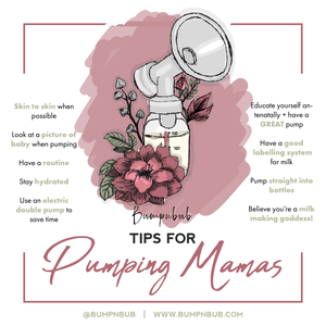 Tips for pumping mamas!