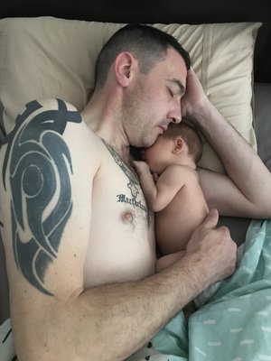The loss of a partner, mental health in dads